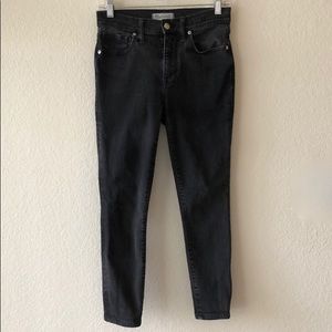 Madewell 9” high riser skinny in lunar wash